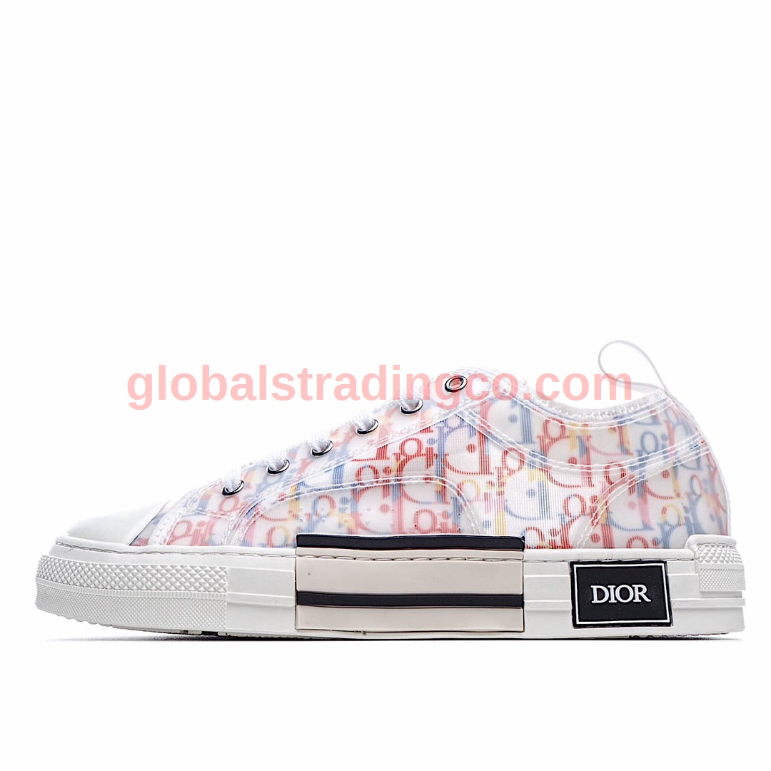 Dior B23 Oblique Slip-on Low Top Sneakers Sheer Print Sneakers